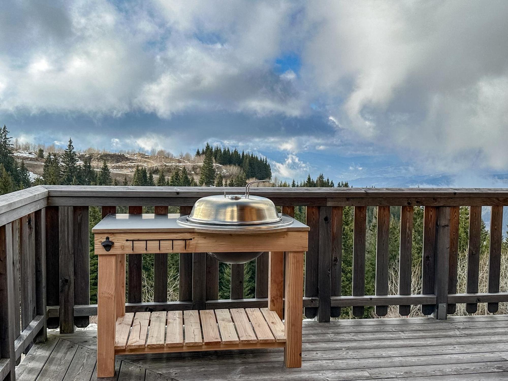 1A Chalet Koralpenzauber - Wandern, Grillen, Sauna Und Traumblick Wolfsberg Eksteriør billede